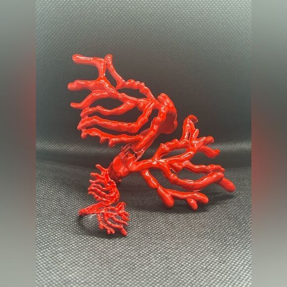 Zara Miro’s Coral Abstraction Bracelet and Ring Set-Bold And Unique - Picture 9 of 13